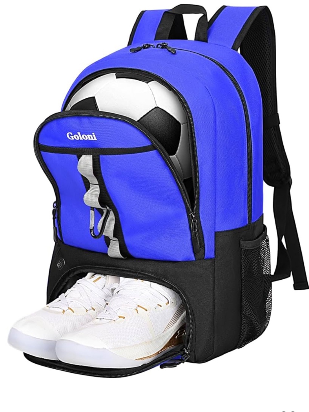 Goloni Blue Men's Sports Backpack with Shoe Compartment